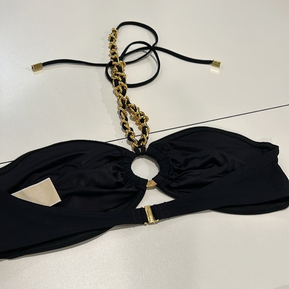 Classic Michael Kors bikini with gold chain intertwined into the straps. 14 - Picture 6 of 15
